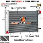 Aluminium Row Radiator For 1998-2004 1999 2000 Volvo C70 V70 S70 2.3L 2.4L L5 New. Price: $119.00.