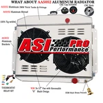 Asi 3ROWS Radiator+shroud Fan+relay Fit 1961-1964 Ford F100 F250 F350 L6 Pickup New. Price: $279.00.
