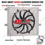 Aluminum Radiator Shroud Fan Fits 05-10 Jeep Grand Cherokee Commander 4.7L V8 New. Price: $99.00.