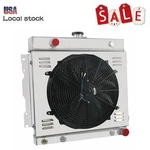 Row Radiator Shroud Fan For 1972-79 77 Dodge D/w D100 W200 300 Pickup V8 , New. Price: $179.99.