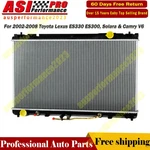 Aluminum Radiator For 2002-2008 Toyota Lexus ES330 ES300, Solara & Camry V6 Asi New. Price: $89.00.