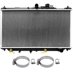 Radiator With Universal Oil Hose Clamps Kit For 1990-1993 Honda Accord New. Price: $56.23.