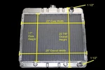 Kks Row Aluminum Radiator For 68-73 Plymouth Valiant 71-73 Dodge Dart L6 V6 New. Price: $209.00.