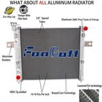 CU2262 3 Row Aluminum Radiator For Jeep Grand Cherokee 4.0L L6 1999-2004 Fongoff New. Price: $179.95.