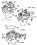 Genuine Mopar Overflow Hose 4266423 New. Price: $219.96.