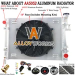 Aluminum Radiator+shroud Fan Fit 04-09 Dodge Ram 1500,2500 3500 5.7L Hemi V8 Mt New. Price: $199.00.