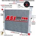Asi Aluminum 3 Row Radiator For 2005-2010 Jeep Commander Grand Cherokee 6.1L New. Price: $199.00.