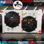 4 Row Radiator Shroud Fan For 1967-72 Chevy C10 C20 C30 K10 K20 Gmc C2500 K3500 New. Price: $359.00.