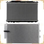 Aluminum Radiator&ac Condenser Cooling Kit For 2006-11 Honda Civic/acura Csx L4 New. Price: $110.45.