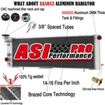 Aluminum 3 Row Radiator For 1991-2001 1996 Jeep Cherokee Xj 2.5L L4&4.0L L6 A/t New. Price: $139.00.