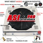 Asi 2ROW Radiator+shroud Fan For 1975-1979 Dodge D100 D150 D200 D300 5.2L 5.9L New. Price: $199.00.