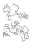 Genuine Audi Vw Coolant Pipe With Hose 06Q121085F New. Price: $76.63.