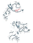New Audi A8 Engine Coolant Feed Hose 4H1819674AF Original. Price: $61.31.