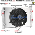 4-ROW Radiator Shroud Fan For 1993-2002 Chevy Camaro Z28SS Pontiac Firebird 5.7L New. Price: $299.00.