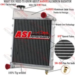 Asi Aluminum 2 Row Radiator For 61-1969 Austin Mini Cooper 0.8L 1.0L 1.3L New. Price: $69.00.