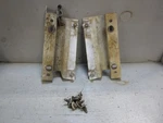 1992 - 1997 Ford F250 F350 7.3 Diesel Radiator Core Support Brackets. Oem Used. Price: $80.00.