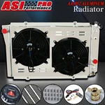 3 Row Radiator+shroud Fan+relay For 1982-2002 Chevy S10 Blazer 84-90 Corvette V8 New. Price: $349.00.