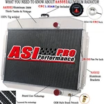 Asi Row Aluminum Radiator Ford F100 F250 F350 Truck Pickup Cyl 1961-1964 New. Price: $259.00.