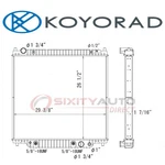 Koyorad A2171 Radiator For Cooler Cooling Antifreeze Coolant Belts Kv New. Price: $278.51.