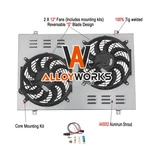 Aluminum Radiator Shroud Fan Fit 1985-97 Ford Bronco F150 F250 F350 4.9L 6 Cyl New. Price: $109.00.