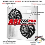 Aluminum Shroud+fan+relay 1999 2004 Ford F250 F350 F450 F550 6.8L 7.3L Hot New. Price: $129.00.