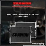 Spawon 3ROW Aluminum Radiator Fit Jeep Grand Cherokee 4.7L V8 287CI 2001-2004 New. Price: $231.00.