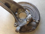 00 01 02 03 Jaguar Type Bare, Left Front Spindle Knuckle, 87K! Thru Vin M45254 Used. Price: $163.21.
