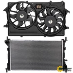 Engine Radiator Cooling Fan Kit Replacement 2000-02 Ford Focus Sohc Gas 2.0L New. Price: $147.19.