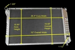 Kks 3 Row Aluminum Radiator 1977-1982 Chevrolet Corvette Base Coupe 5.7L 5.0L V8 New. Price: $229.00.
