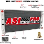 Aluminum 3ROW Radiator Fit 1994-1996 Chevy Caprice Impala 5.7L Buick Roadmaster. New. Price: $159.00.