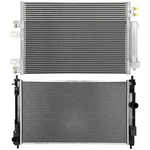 For 2010-2012 Dodge Caliber 2007-2016 Jeep Patriot Radiator & A/c Condenser Set New. Price: $124.20.