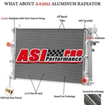 13401 Full Aluminum 3ROWS Radiator For 2014-2018 2017 Jeep Cherokee 2.4L 3.2L New. Price: $169.00.
