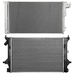 Aluminum Radiator & Ac Condenser Cooling Kit For 2017-2019 2020 Hyundai Elantra New. Price: $129.17.