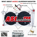 1999-2003 Ford F150 F250 F350 Expedition 3-ROW Radiator+shroud Fan Asi New. Price: $259.00.