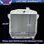 Kks 3ROW Aluminum Radiator For 1943-1948 47 46 45 Chevy Car Sedan Couple V8 Swap New. Price: $219.00.