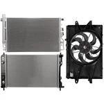 Radiator Condenser Cooling Fan Kit For 10-15 Chevrolet Equinox Gmc Terrain 2.4L New. Price: $195.09.