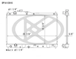 Radiator Koyo A13016 Fits Honda New. Price: $153.10.