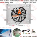 Aluminum Radiator Shroud Fan For 2009-2018 Dodge Ram 1500 2500 3500 3.0L 5.7L New. Price: $109.00.