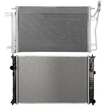 Radiator + Ac Condenser Cooling Kit Aluminum For 2007-2012 Lincoln Mkz New. Price: $128.29.