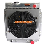 Spawon Ford Mustang Falcon Mercury V8 1963-1966 3ROW Radiator+fan Shroud New. Price: $173.00.