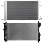 Condenser Cooling Kit+aluminum Radiator For 13-15 Chevrolet Malibu 14-19 Impala New. Price: $120.79.