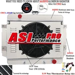 Asi Row Radiator+shroud Fan For 1969-1970 Chevy Impala Caprice Bel Air 7.4L New. Price: $359.00.