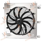 Aluminum SHROUD+16" Fan+relay Fits For 47-54 Chevy 3100/3600/3800 Truck Pickup New. Price: $95.99.