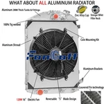 Row Radiator&shroud&fan Ford Model 3.3L V8 Conversion 1930-1931 Usa New. Price: $229.00.