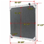 A0526615007 Row Radiator Fits 2008-2013 Freightliner Casadia Columbia 14.8L New. Price: $759.00.