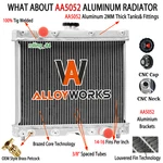 Us 3-ROW Aluminum Radiator For John Deere 1023E,1025R,1026R,2025R LVA16455 Alloy New. Price: $629.00.