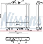 Radiator Nissens North America 63340 New. Price: $98.61.