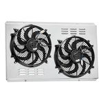 Aluminum SHROUD&2X14" Fans W/relay For 1992-1993 Chevy Gmc C/k 2500 3500 6.5L At New. Price: $109.00.