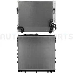 Aluminum Radiator & Ac Condenser Cooling Kit For 2010-2011 Toyota Sequoia New. Price: $194.98.