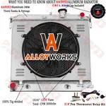 Row Radiator Shroud Fans For Chevy Colorado Gmc Canyon Isuzu I-280 2.8 3.7L New. Price: $199.00.